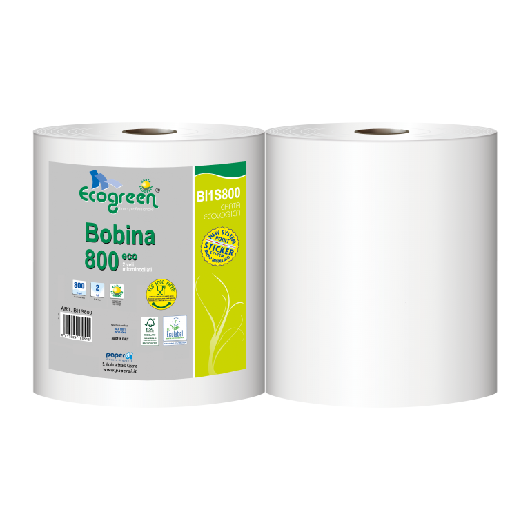 ecogreen paper reel 2x800 tears